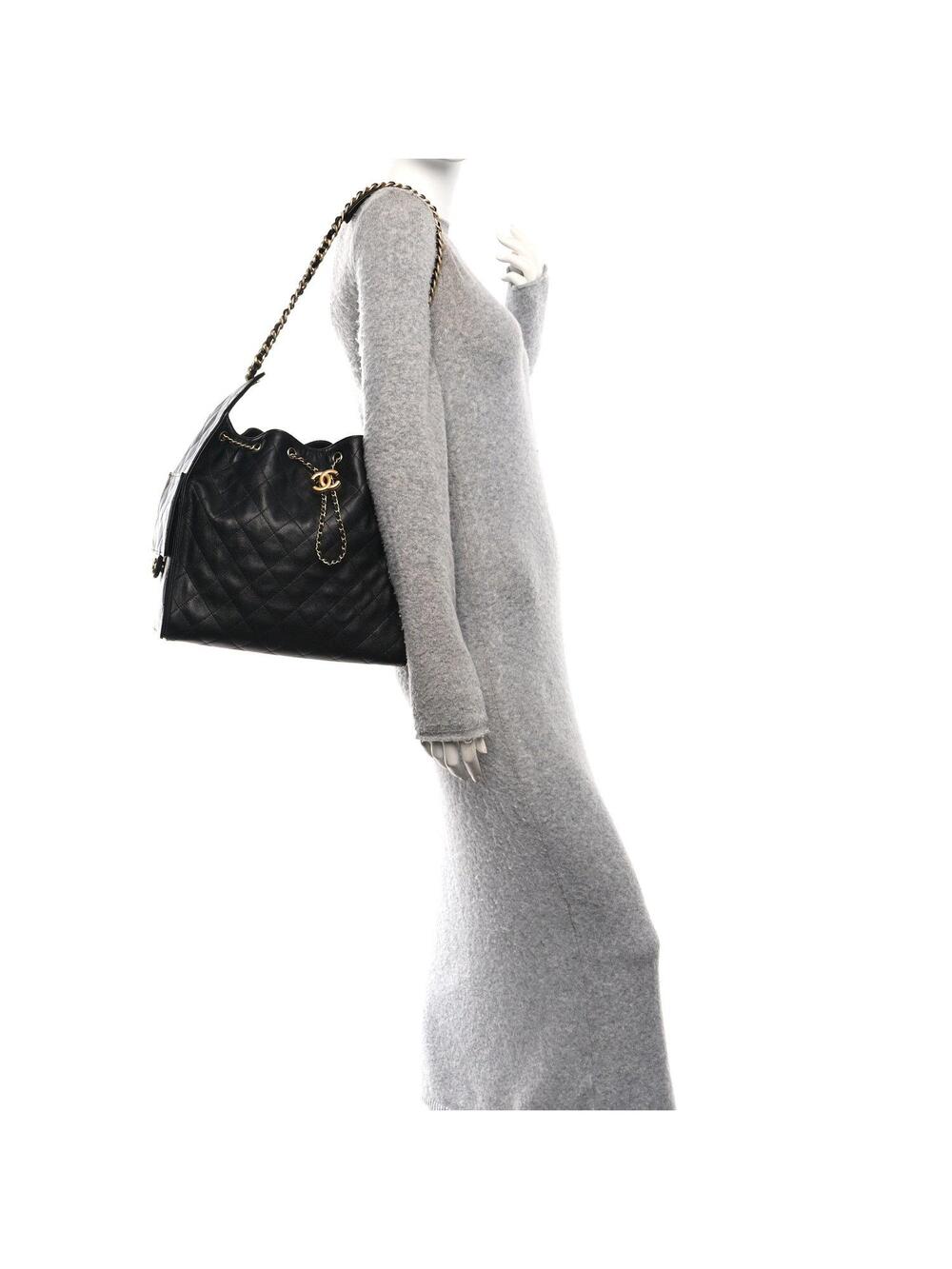 Caviar Quilted Medium Chanel 25 Handbag #319603C79B - Picture 2 of 11